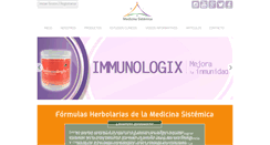 Desktop Screenshot of medicinasistemica.com