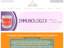 Tablet Screenshot of medicinasistemica.com
